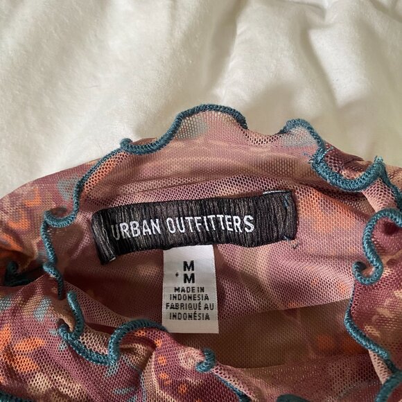 Urban Outfitters Mesh Long Sleeve Top - Picture 3 of 3